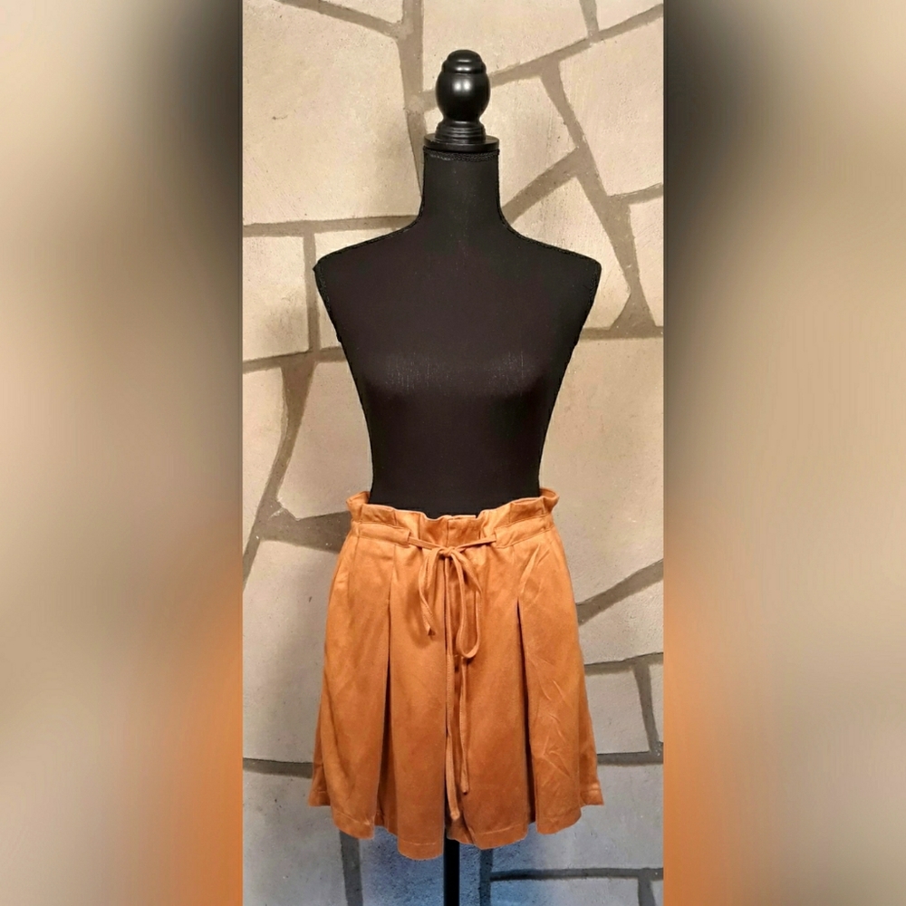 Suede Shorts